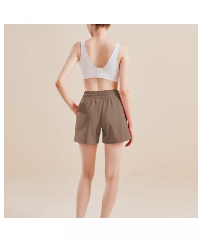 Women's Sweat Shorts High Waisted Cotton Shorts Loose Fit Shorts for Women Casual Summer Comfy Lounge Shorts Mocha Brown $11....