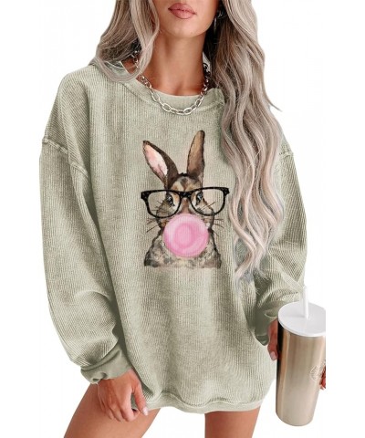 Women's Casual Sweatshirts Long Sleeve Crewneck Pullover Tops Fashion Hoodies Outfits Z-happy Easter Ball Rabbit01 $12.04 Hoo...