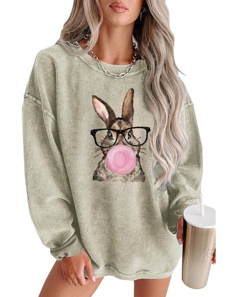 Women's Casual Sweatshirts Long Sleeve Crewneck Pullover Tops Fashion Hoodies Outfits Z-happy Easter Ball Rabbit01 $12.04 Hoo...