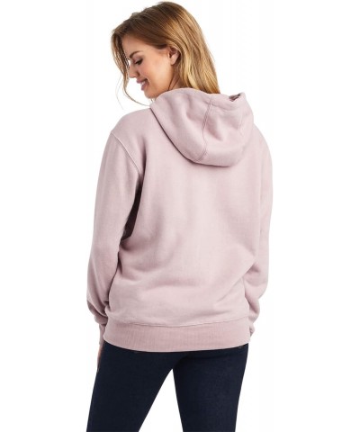 Female REAL Sequin Logo Hoodie Nostalgia Rose Heather X-Large $20.20 Hoodies & Sweatshirts