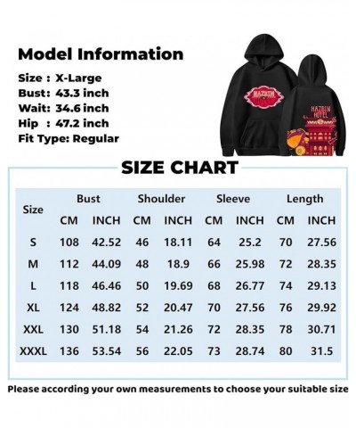 Anime Adult Hazbin Hotel Cosplay Hoodie Merch Unisex Long Sleeve Hoodies Sweatshirt Women Men Fashion Pullover Clothes 4-whit...