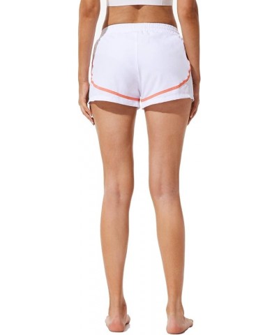 Women's Board Shorts Quick Dry Elastic Waist Swim Shorts Surf Swimwear with Pocket and Liner 26154 White $13.77 Swimsuits