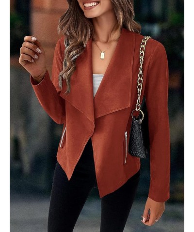 Casual Blazers for Women Cape Blazer Long Sleeve Open Front Business Jacket Elegant Outwear Fall Winter Cardigan B-watermelon...