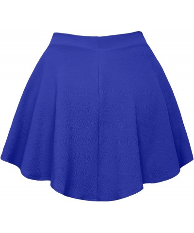 Women's Basic Stretch Bodycon Mini Pencil Skirt Made in USA Nnewsk14-royalblue $9.11 Skirts