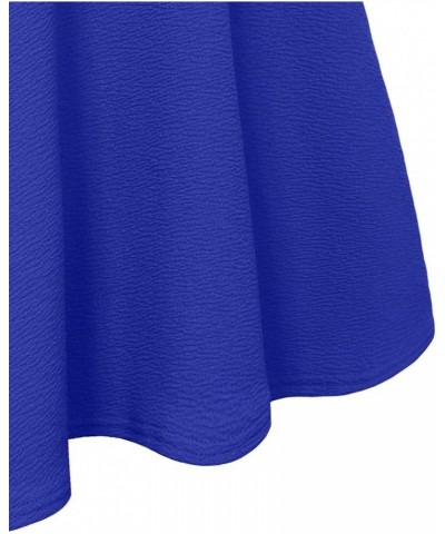 Women's Basic Stretch Bodycon Mini Pencil Skirt Made in USA Nnewsk14-royalblue $9.11 Skirts