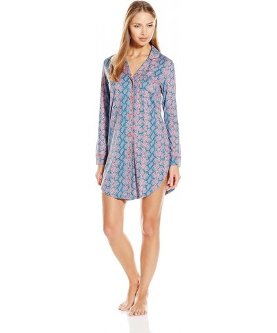 Women's Bella Printed Nightshirt Night Black $25.94 Sleep & Lounge