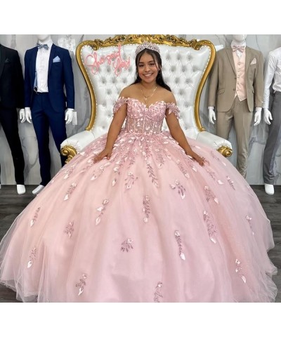 Off Shoulder Quinceanera Dresses with Train Sparkly Beaded Sweet 16 Dresses Lace Ball Gowns WZY95 Blue $69.60 Dresses