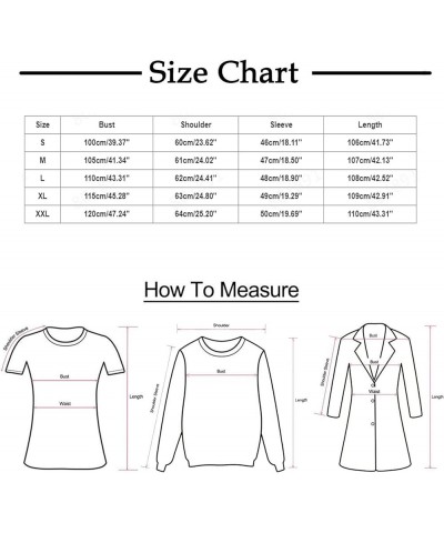 Coats for Women Long Fashion Button Down Jackets Business Elegant V Neck Coat Mid Length Casual Outfits White-b $16.73 Jackets