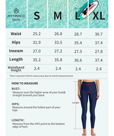 Swimming Pants for Women High Waisted Swim Pants Swim Leggings Swim Tights Blue Gradient $18.74 Swimsuits