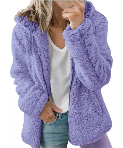 Fleece Jacket Women Fuzzy Zip Up Coats Oversized Winter Warm Sweatshirt Sherpa Teddy Coat Loose Casual Hoodies 2023 02fleece ...