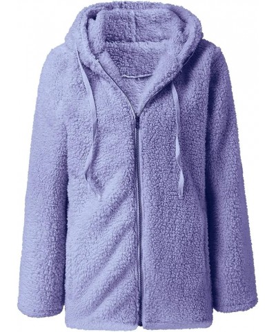 Fleece Jacket Women Fuzzy Zip Up Coats Oversized Winter Warm Sweatshirt Sherpa Teddy Coat Loose Casual Hoodies 2023 02fleece ...