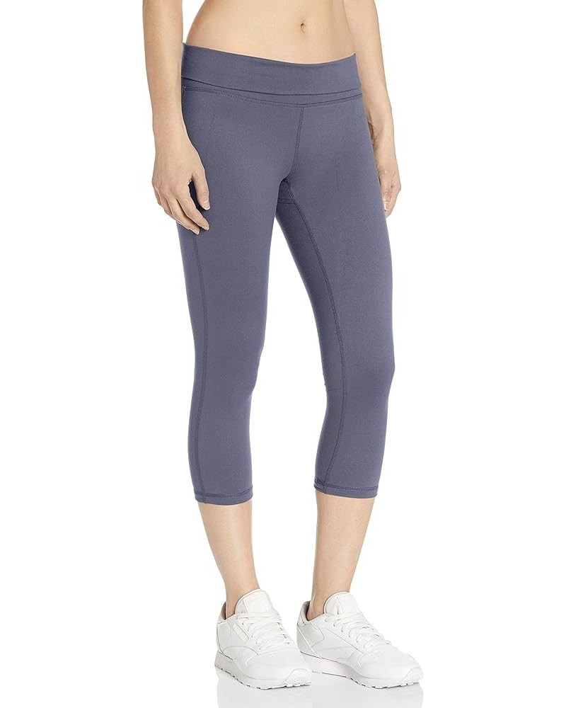 Women's JRS Rolldown Capri Gunmetal $12.61 Activewear