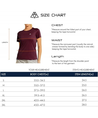 Women's Dry Fit Running Athletic T-Shirts Long and Short Sleeve Recycled Polyester Tee for Gym Sports Hiking Exercise Short S...