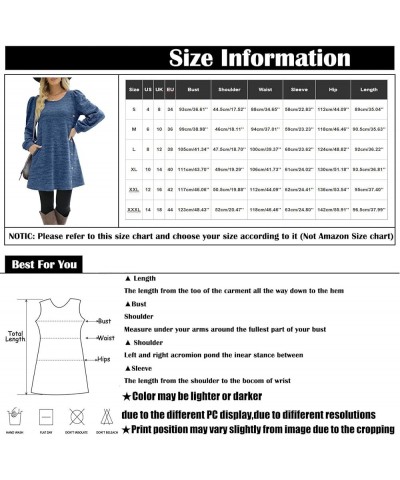 Tshirt Dress for Women 2023 Side Button Long Sleeve Mini Dress Crewneck Casual Dresses with Pockets Babydoll Dress E07-army G...