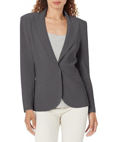 Women's Classic Single Breasted Jacket Dark Heather Grey $91.65 Blazers