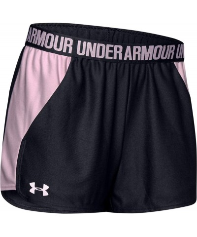 Women's UA Play Up 2.0 Shorts Black (060)/Pink Fog $14.35 Activewear