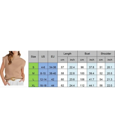 Women Cap Sleeve Knit Sweater Mock Neck Ribbed Vest Causal Sleeveless Pullover Tank Tops Going Out Shirts Cutton Tank Top Pin...