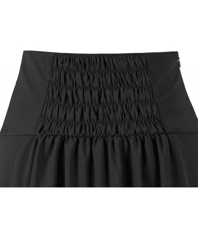 Women's Steampunk Retro Gothic Pleated Asymmetric Hi-Low Lace Party Skirt Yt2339-bk $21.59 Others