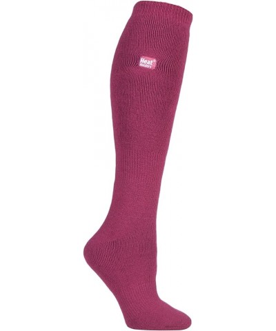 Lite - Womens 1.6 TOG Extra Long Knee High Light Thin Thermal Socks Raspberry $11.75 Socks