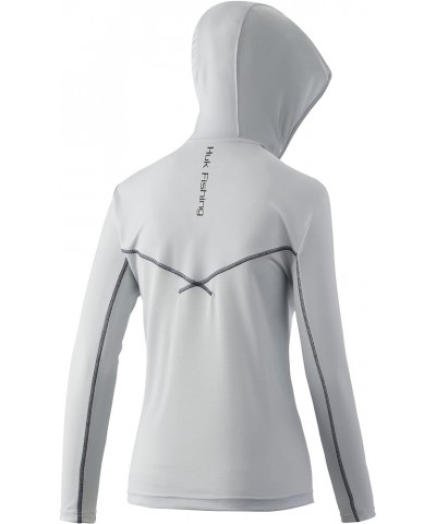 Women's Icon X Hoodie |UPF 50+ Long-Sleeve Fishing Shirt Small Oyster $31.34 Activewear