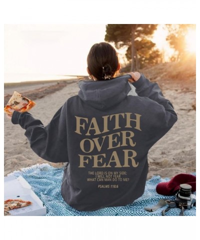 Trust In The Lord Christian Graphic Hoodies Trendy Shape Printed Fall Outfit With Pocket Oversize Fall Winter Fashion 2023 Zz...