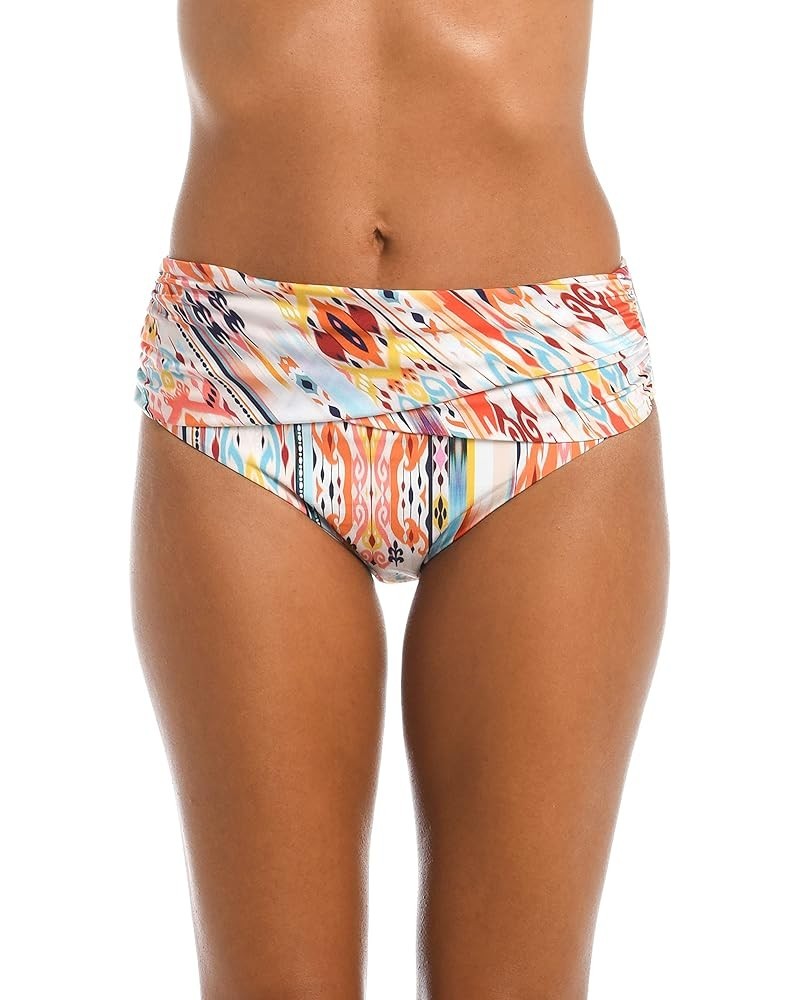 Women's Mid Waist Sash Band Swimsuit Bottom Multi//Desert Dream $23.69 Swimsuits