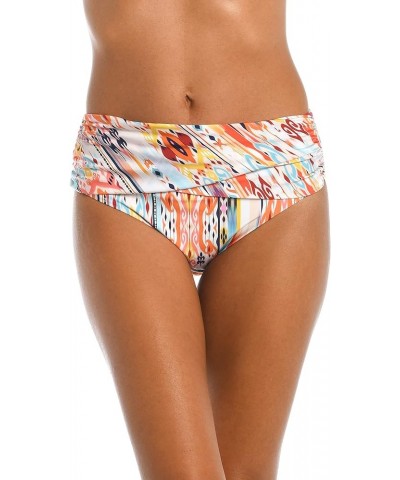 Women's Mid Waist Sash Band Swimsuit Bottom Multi//Desert Dream $23.69 Swimsuits