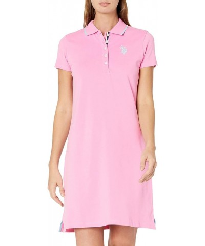 Solid Polo Dress Begonia Pink $14.96 Dresses