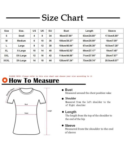 Short Sleeve Shirts for Women Casual Crewneck Heart Lover Print Valentines Basic Top T Shirt Blouse Women Trendy 4-j26 Pink $...