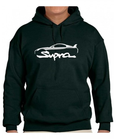 Toyo Supra Sports Car Classic Outline Design Hoodie Fleece Sweatshirt Forest $23.38 Sweatshirts