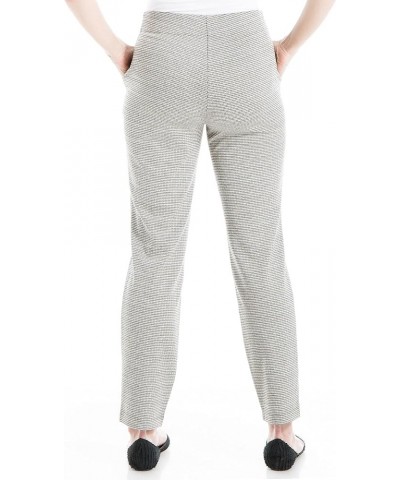 Women's Double Knit Slim Trouser Brown-4360 $15.20 Pants