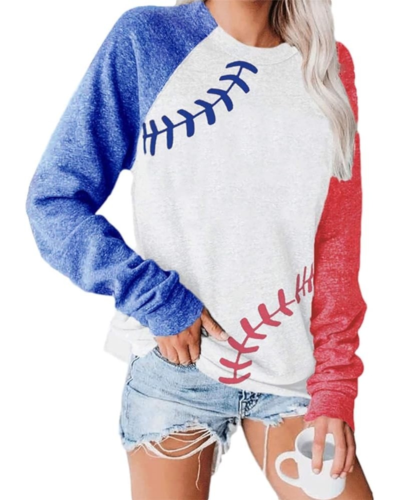 Womens Crew Neck Long Sleeve Sweatshirts Casual Loose Fit Pullovers Tops Tee Shirts Zd-white $14.20 Socks