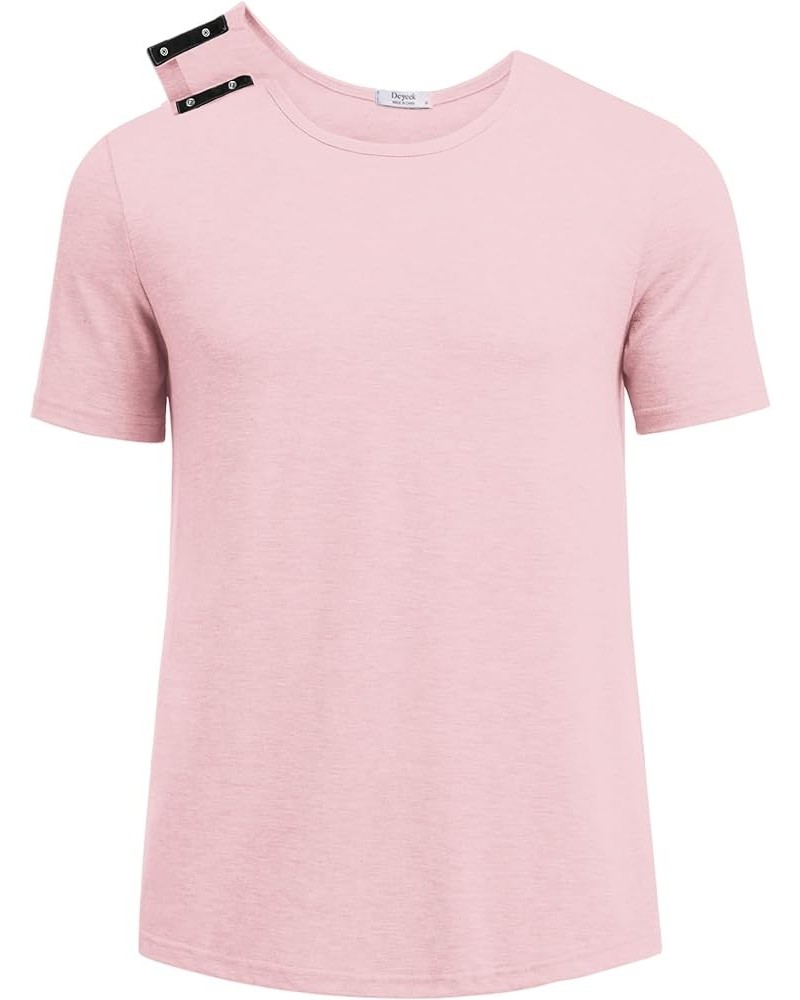 Unisex Post Surgery Shirts Tear Away Surgical Shirt After Shoulder Surgery Snap Open-Back Adaptive Clothing Light Pink $16.56...