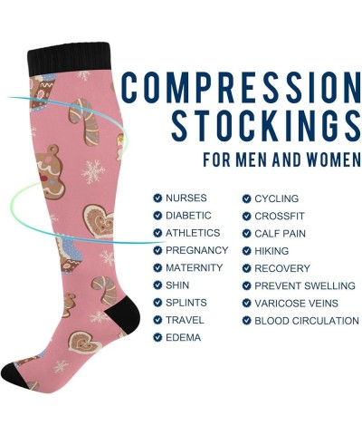 Socks for Women Men, Warm Comfort Athletic Crew Running Hiking Cycling Compression Socks 1 Multi-15 $9.34 Activewear