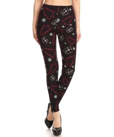 High Waisted Novelty Christmas Holiday Print Leggings for Women (Available in Plus Size) Full Length Christmas Impressions $8...