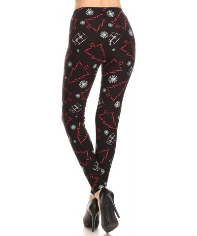 High Waisted Novelty Christmas Holiday Print Leggings for Women (Available in Plus Size) Full Length Christmas Impressions $8...