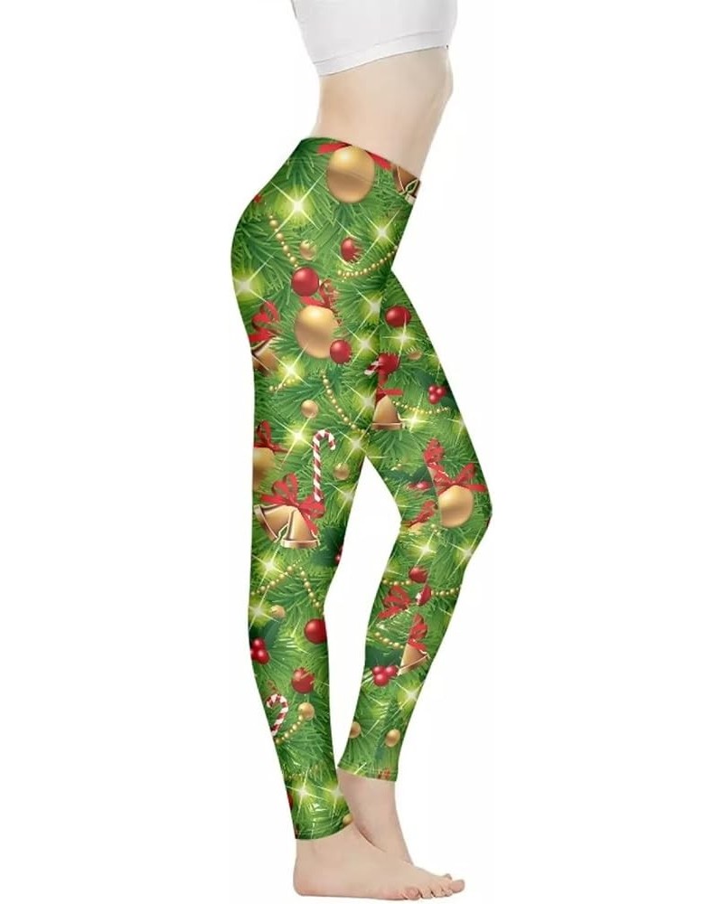 Stylish Women Leggings High Waist Pants for Workout Yoga Jogging Sports Soft Stretch, XS-3XL Size Christmas Trees Design $13....