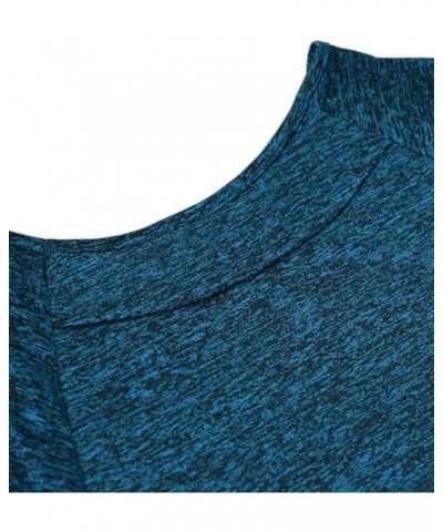 Active Wear Yoga Top Cool Dry Workout Shirt Exercise Clothes B- Blue $12.00 Activewear