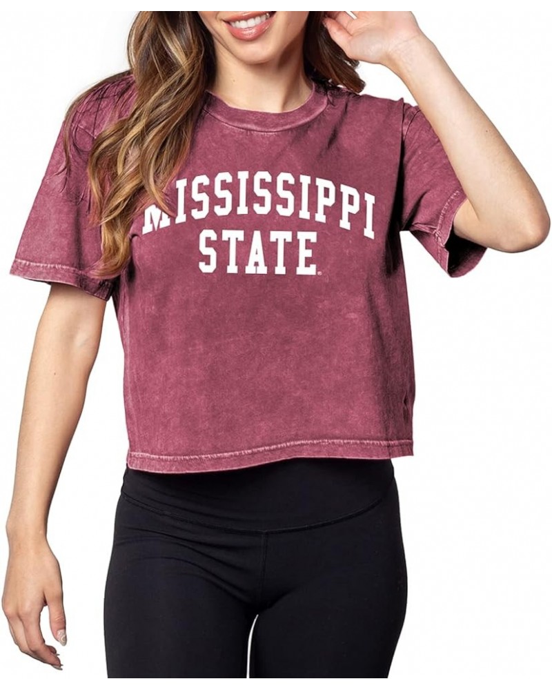 Women's Short 'N Sweet Tee Mississippi State Bulldogs Large Merlot $14.25 T-Shirts