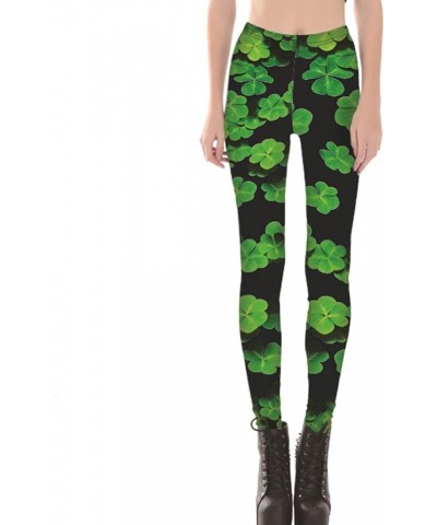 Womens Rainbow Lotus Green Leaf Fitness Leggings Sport Gym Legins Over Size S-4XL Leaf $10.52 Others