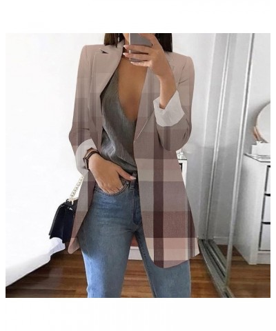 Womens Blazer Casual Long Sleeve Open Front Work Office Blazers Lapel Jacket 13 Pink $14.15 Hoodies & Sweatshirts