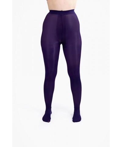 Women's Opaque Tights 1 or 2 Pairs -Black White And Colored Tights for Women Purple (1 Pair) $9.04 Socks