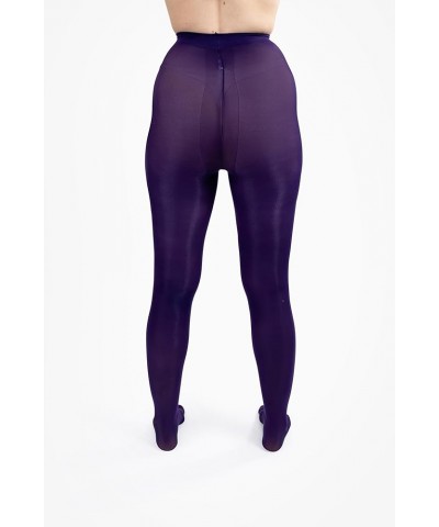 Women's Opaque Tights 1 or 2 Pairs -Black White And Colored Tights for Women Purple (1 Pair) $9.04 Socks