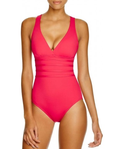 Women's Island Goddess Multi-Strap Cross Back One Piece Swimsuit Wat $27.58 Swimsuits