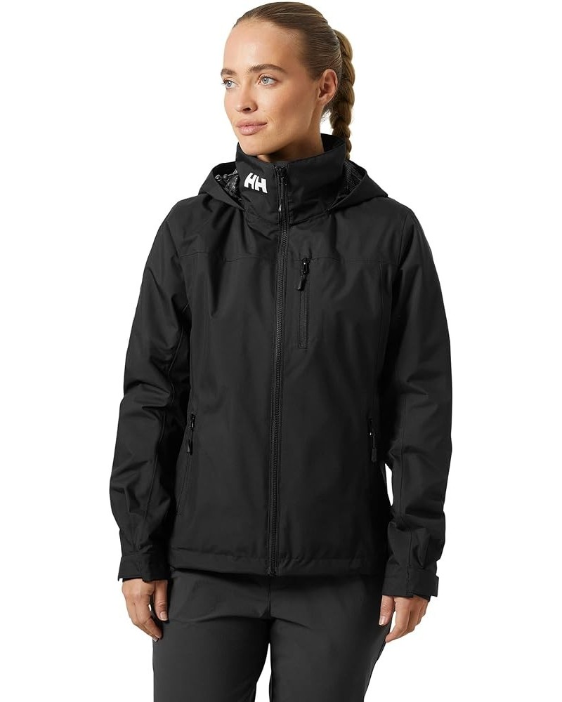 Women's Crew Hooded Midlayer Jacket 2.0 990 Black $64.60 Activewear