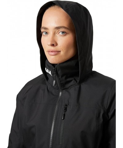 Women's Crew Hooded Midlayer Jacket 2.0 990 Black $64.60 Activewear