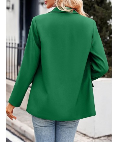 Women's Casual Blazers Long Sleeve Lapel Open Front Work Office Bussiness Warm Blazer Jackets A-green $28.04 Blazers