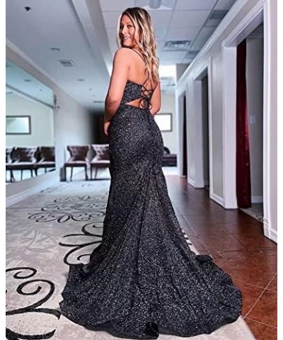 Two-Pieces Mermaid Shimmer Prom Dresses Party Skirt for Women Glittery Cocktail Evening Gowns Casual Party Dresses Champagne ...