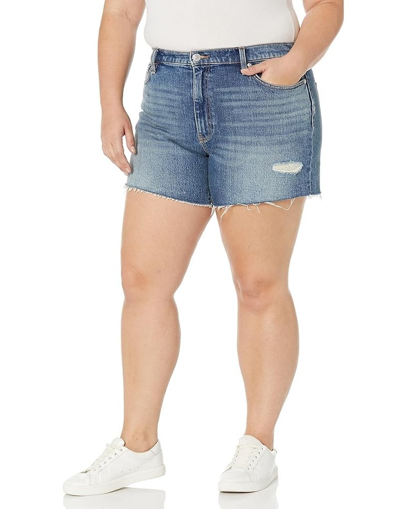 Women's Devon High-Rise Boyfriend Short Love Theme $9.65 Shorts