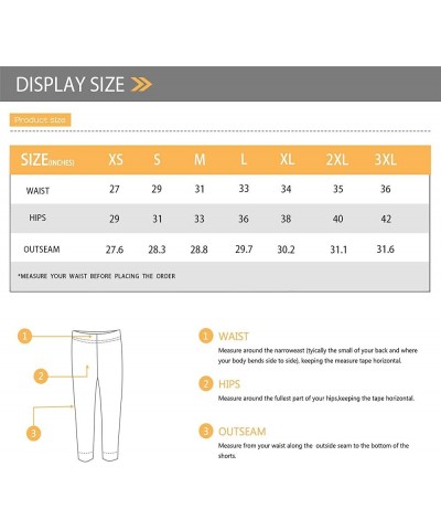 Women Yoga Leggings Capri Pants High Waist Tummy Control Stretch Trousers for Workout Sports Galaxy Starry Sky $10.50 Leggings